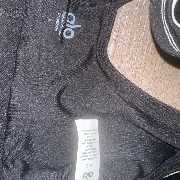 ALO NEW WITH TAG LARGE BLACK HEART THROB BRA!!!!! - Picture 6 of 6